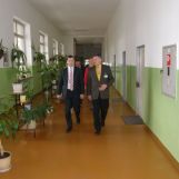Minister  Juraj Draxler na návšteve našej školy