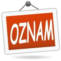 Oznam pre žiakov školy