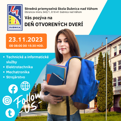 Deň otvorených dverí 23.11.2023