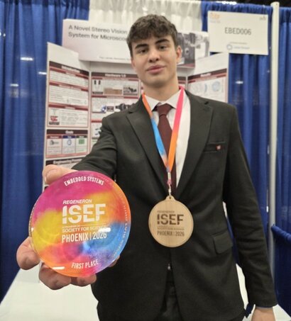 Filip Lajčiak 1.miesto - Regeneron ISEF 2026 v USA