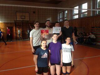 Víťazný tím z Gymnázia Dubnica nad Váhom