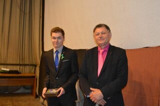Marián Gábel, za výborný prospech a dochádzku do školy