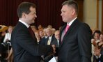 Ing. Pavol Bagin, riaditeľ SPŠ,  ocenený Veľkou medailou sv. Garazda