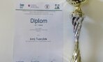 Juraj Tvarožek 1. miesto celoslovenské kolo Zenit elektronika 2018_diplom