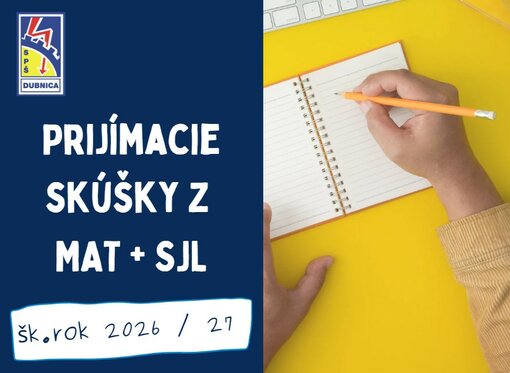 Prijímacie skúšky 1.termín