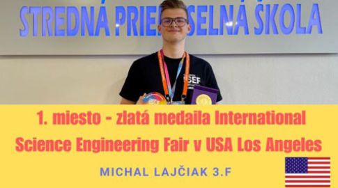 1. miesto Zlatá medaila - Michal Lajčák