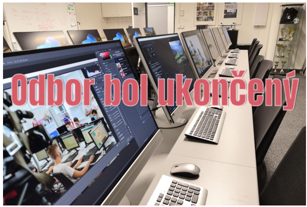 Technické a informatické služby - odbor bol ukončený