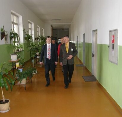 Minister  Juraj Draxler na návšteve našej školy