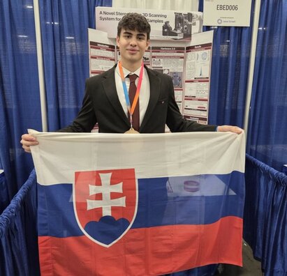 Filip Lajčiak 1.miesto - Regeneron ISEF 2026 v USA