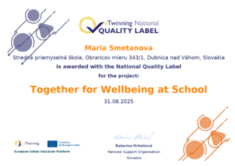 eTwinning_Together for Wellbeing at School
