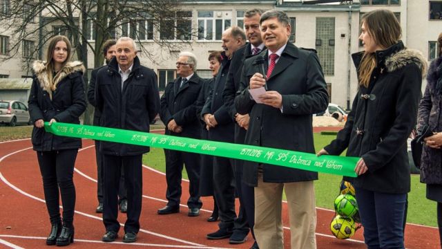 Slávnostná kolaudácia nového ihriska
